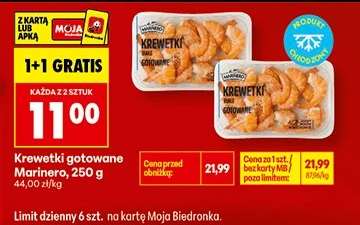 Krewetki gotowane Marinero 250 g