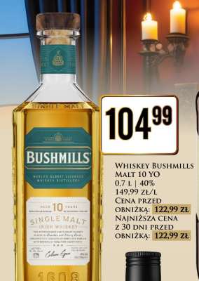 WHISKEY BUSHMILLS MALT 10 YO