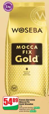 Kawa ziarnista MOCCA FIX GOLD WOSEBA 1 kg