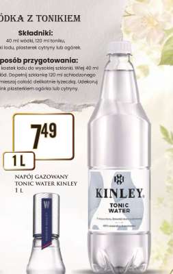 NAPÓJ GAZOWANY TONIC WATER KINLEY 1 L