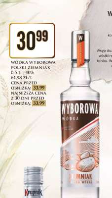 WÓDKA WYBOROWA POLSKI ZIEMNIAK