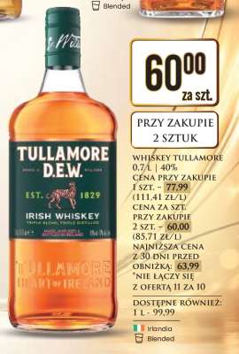 WHISKEY TULLAMORE 0,7 L | 40%
