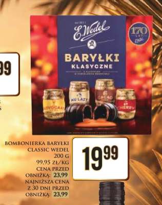 BOMBONIERKA BARYŁKI CLASSIC WEDEL