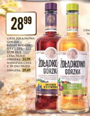 LIKER ŻOŁĄDKOWA GORZKA