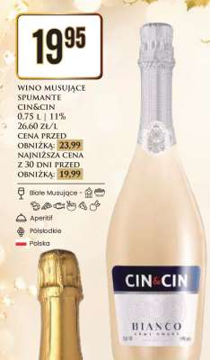 Wino musujące Spumante Cin&Cin