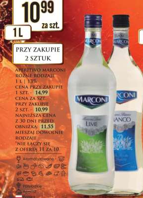APERITIVO MARCONI RÓŻNE RODZAJE