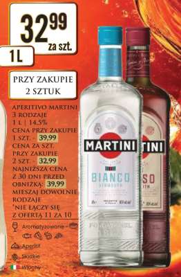 APERITIVO MARTINI 3 RODZAJE