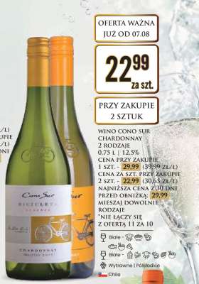 Wino Cono Sur Chardonnay
