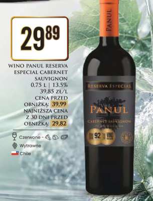 Wino Panul Reserva Especial Cabernet Sauvignon