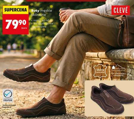 Buty męskie skórzane