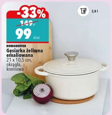 Gęsiarka żeliwna emaliowana