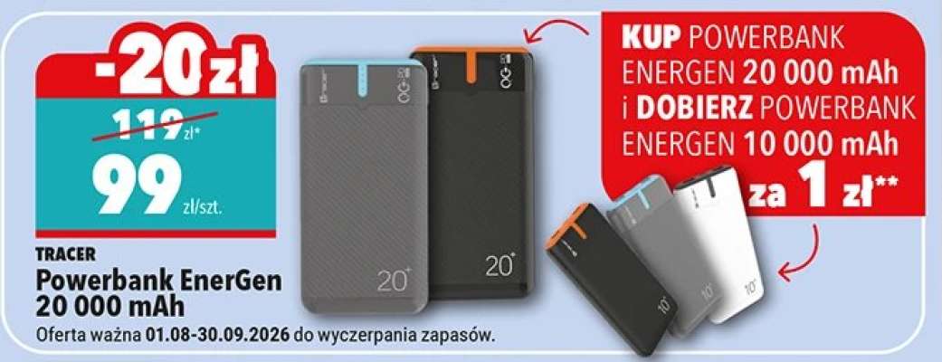 Powerbank EnerGen 20 000 mAh