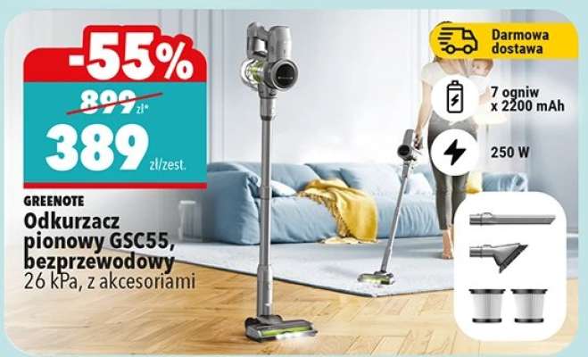 Odkurzacz pionowy GSC55, bezprzewodowy
