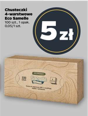 Chusteczki 4-warstwowe Eco Samelle