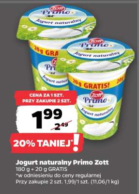 Jogurt naturalny PRIMO ZOTT