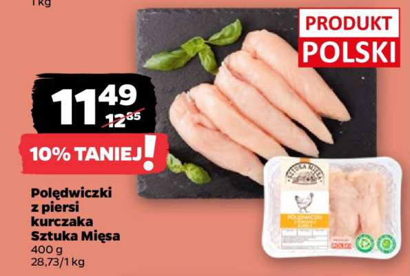 Polędwiczki z piersi kurczaka Sztuka Mięsa