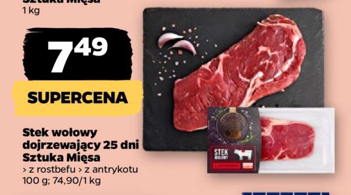 Stek wołowy dojrzewający 25 dni Sztuka Mięsa