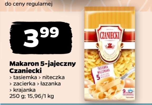 Makaron 5-jajeczny Czaniecki