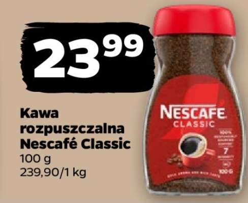 Kawa rozpuszczalna NESCAFÉ CLASSIC