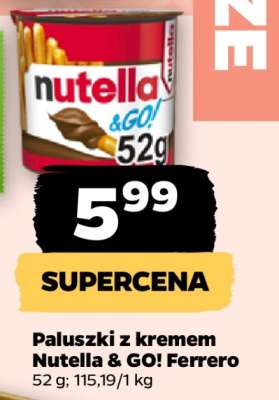 Paluszki z kremem Nutella & GO! Ferrero