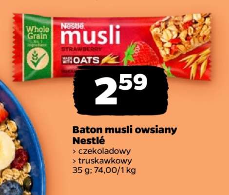 Baton musli owsiany Nestlé