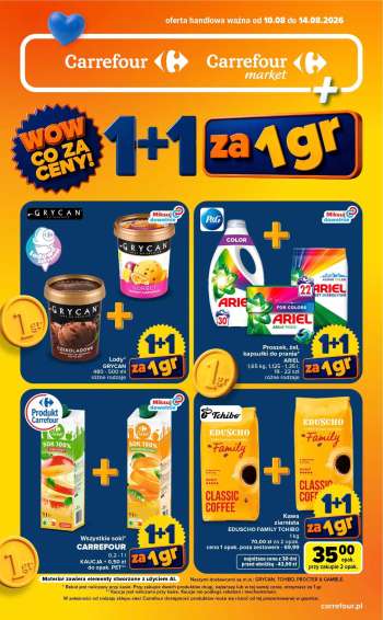 Gazetka Carrefour - 10.08.2026 - 14.08.2026.