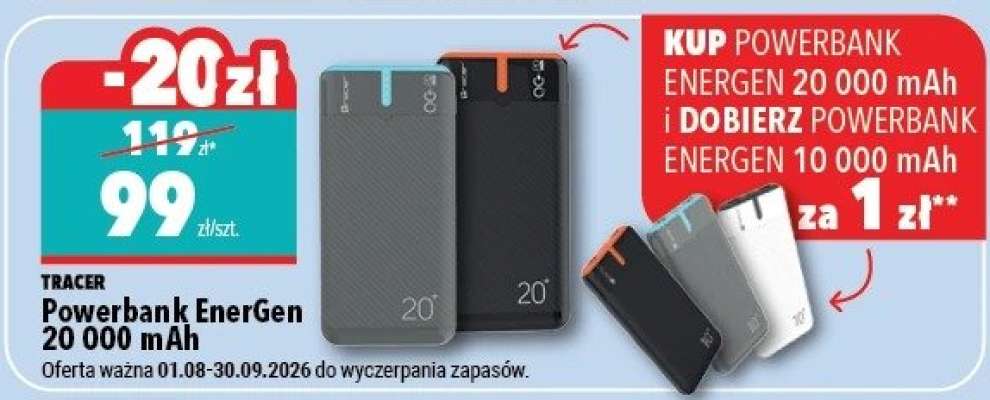 Powerbank EnerGen 20 000 mAh