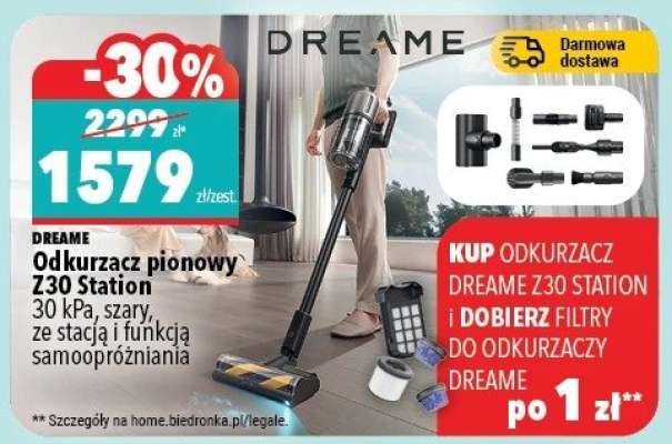 DREAME Odkurzacz pionowy Z30 Station