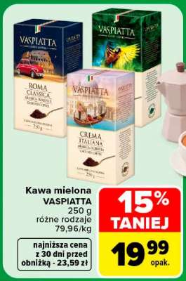 Kawa mielona VASPIATTA