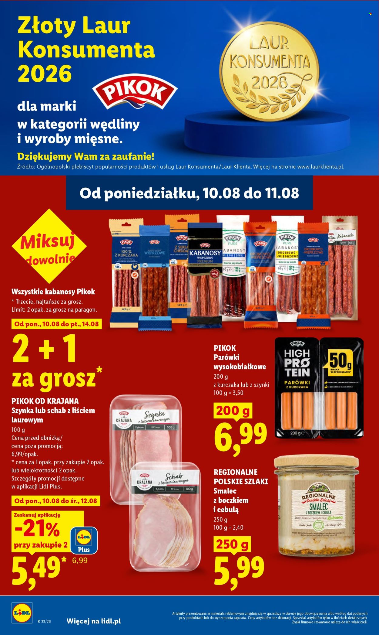 Leták Lidl - 10.8.2026 - 11.8.2026. Strana 60
