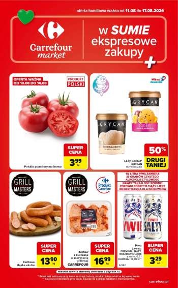 Gazetka Carrefour Market - 11.08.2026 - 17.08.2026.
