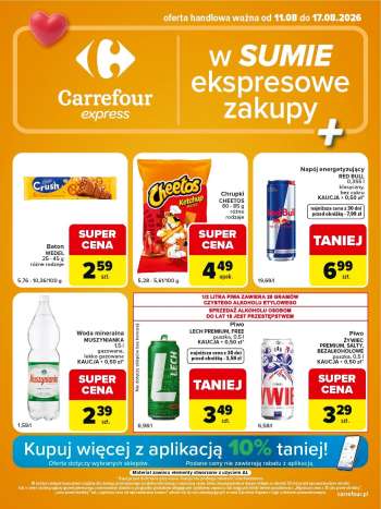 Gazetka Carrefour Express - 11.08.2026 - 17.08.2026.