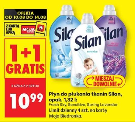 Płyn do płukania tkanin Silan, opak. 1,32 l