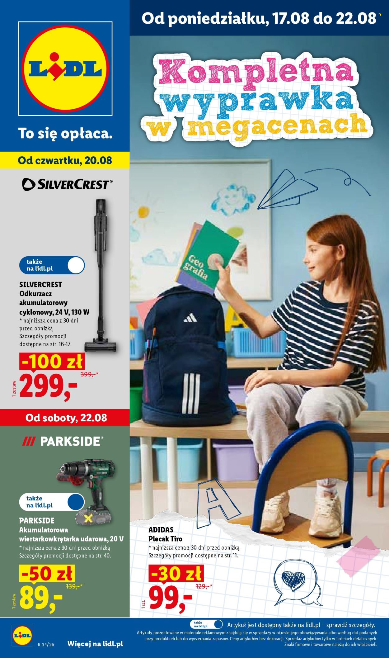 Gazetka Lidl - 17.08.2026 - 22.08.2026. Strona 1