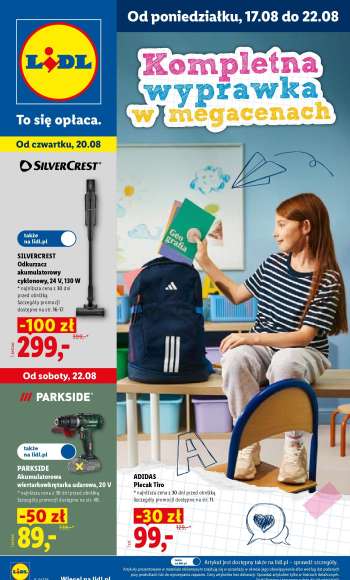Gazetka Lidl - 17.08.2026 - 22.08.2026.