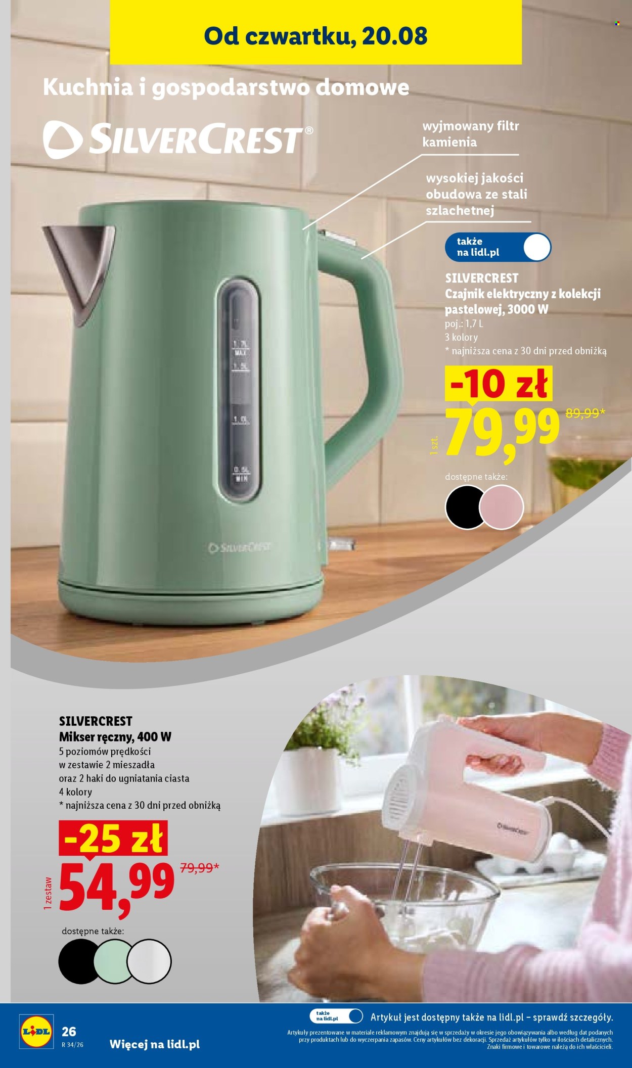 Leták Lidl - 17.8.2026 - 22.8.2026. Strana 38
