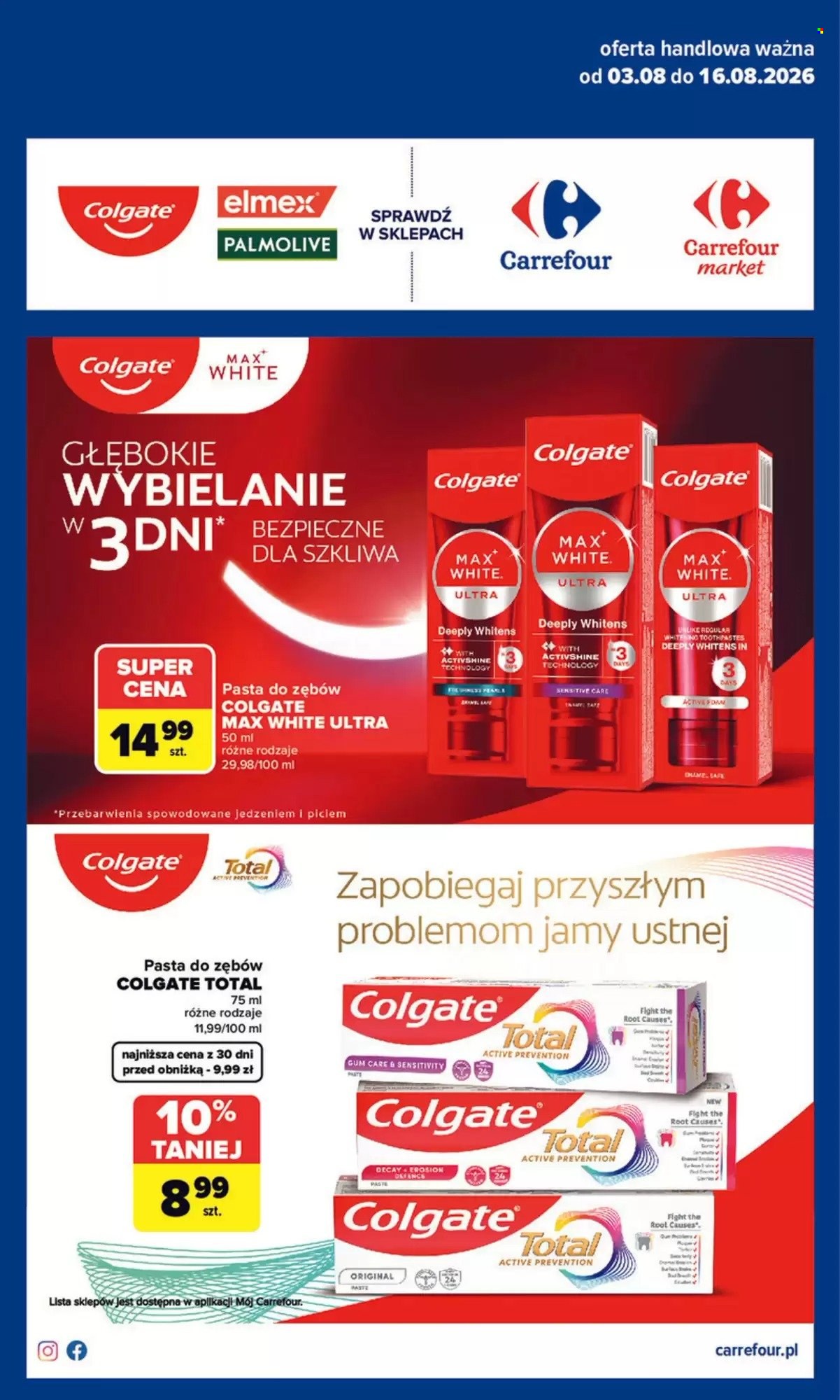 Gazetka Carrefour - 3.08.2026 - 16.08.2026. Strona 1