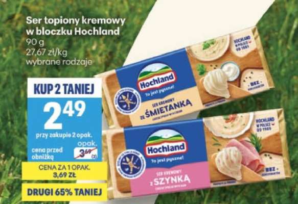 Ser topiony kremowy w bloczku Hochland