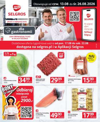 Gazetka Selgros - 13.08.2026 - 26.08.2026.