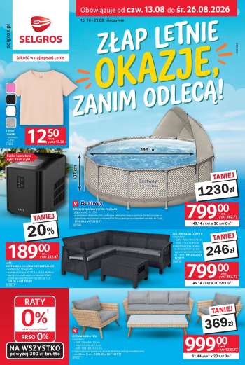 Gazetka Selgros - 13.08.2026 - 26.08.2026.