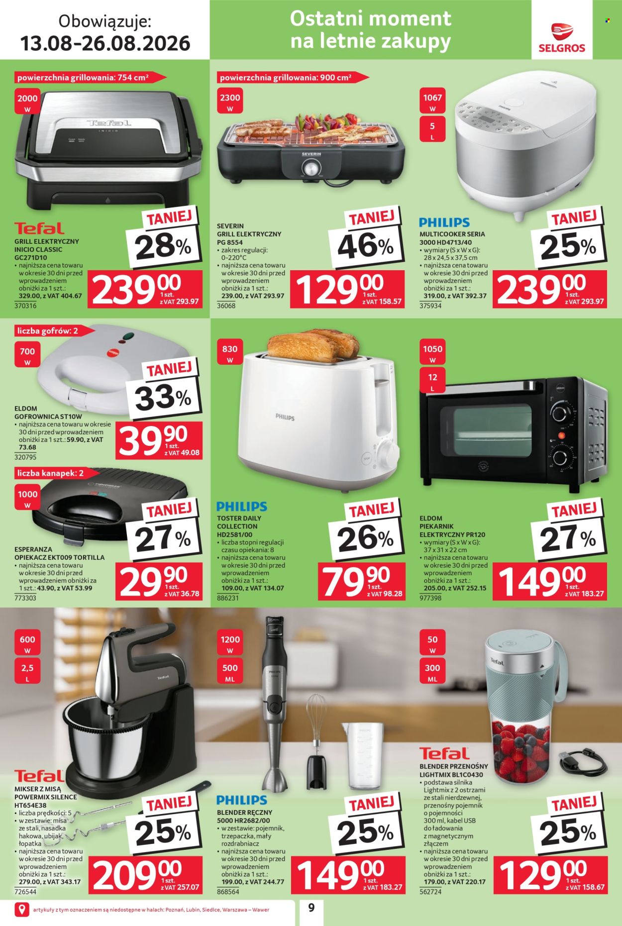 Gazetka Selgros - 13.08.2026 - 26.08.2026. Strona 9