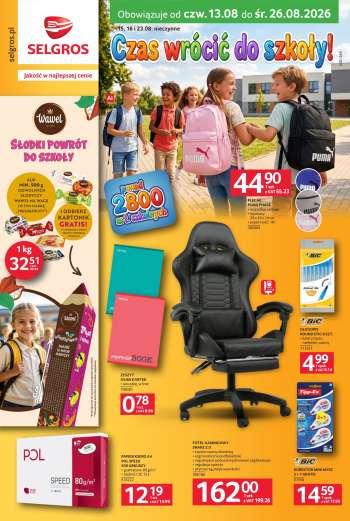 Gazetka Selgros - 13.08.2026 - 26.08.2026.