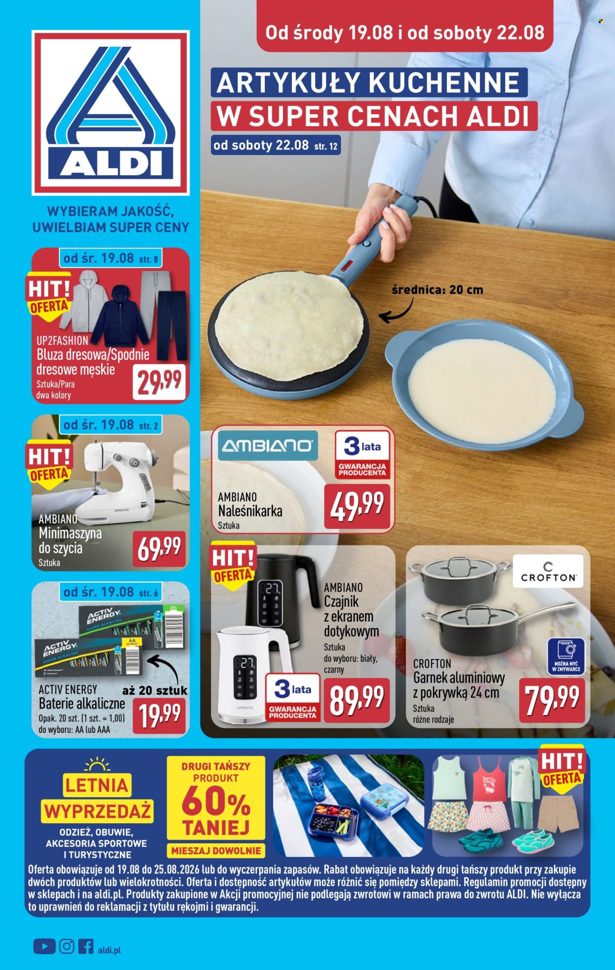 Gazetka ALDI - 19.08.2026 - 22.08.2026. Strona 1
