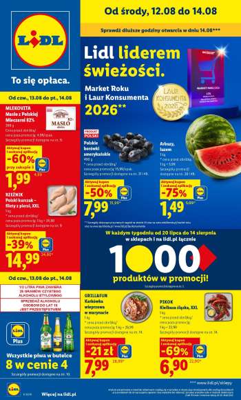 Gazetka Lidl - 12.08.2026 - 14.08.2026.