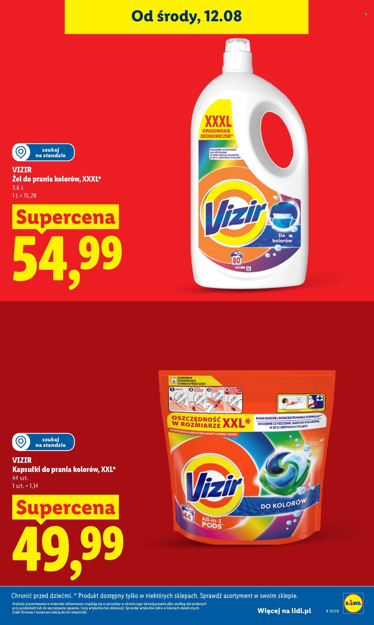 Leták Lidl - 12.8.2026 - 14.8.2026. Strana 33
