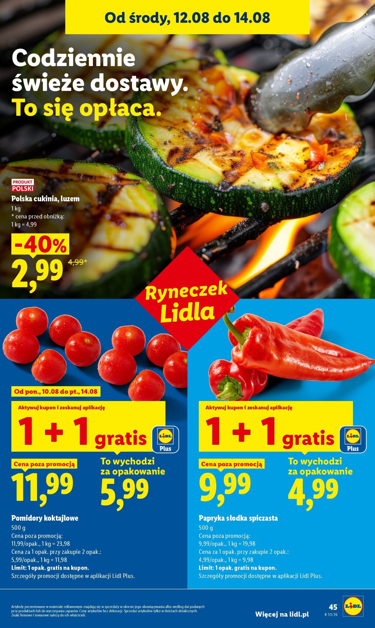 Leták Lidl - 12.8.2026 - 14.8.2026. Strana 45