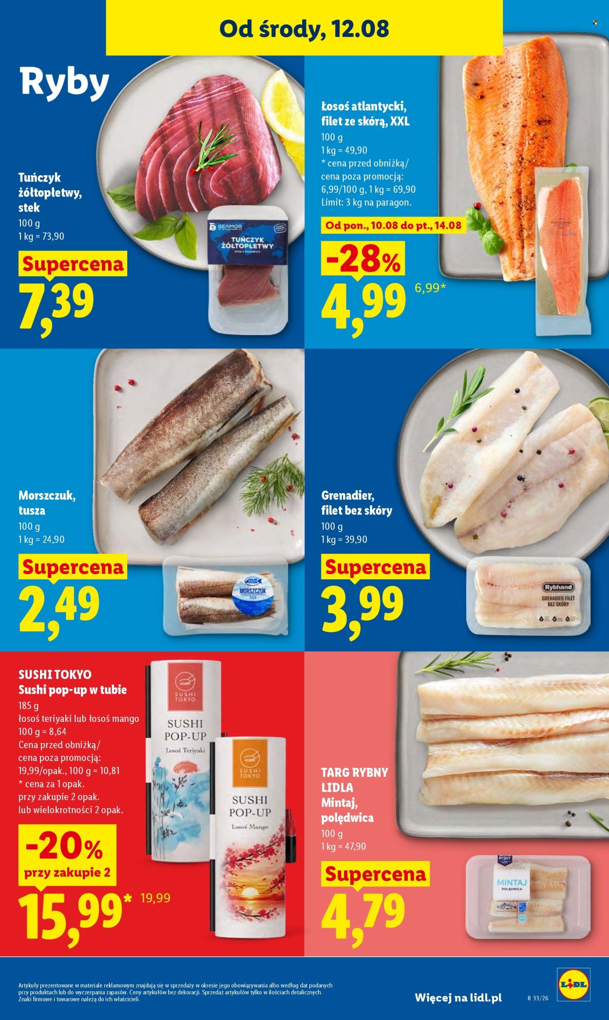 Leták Lidl - 12.8.2026 - 14.8.2026. Strana 63