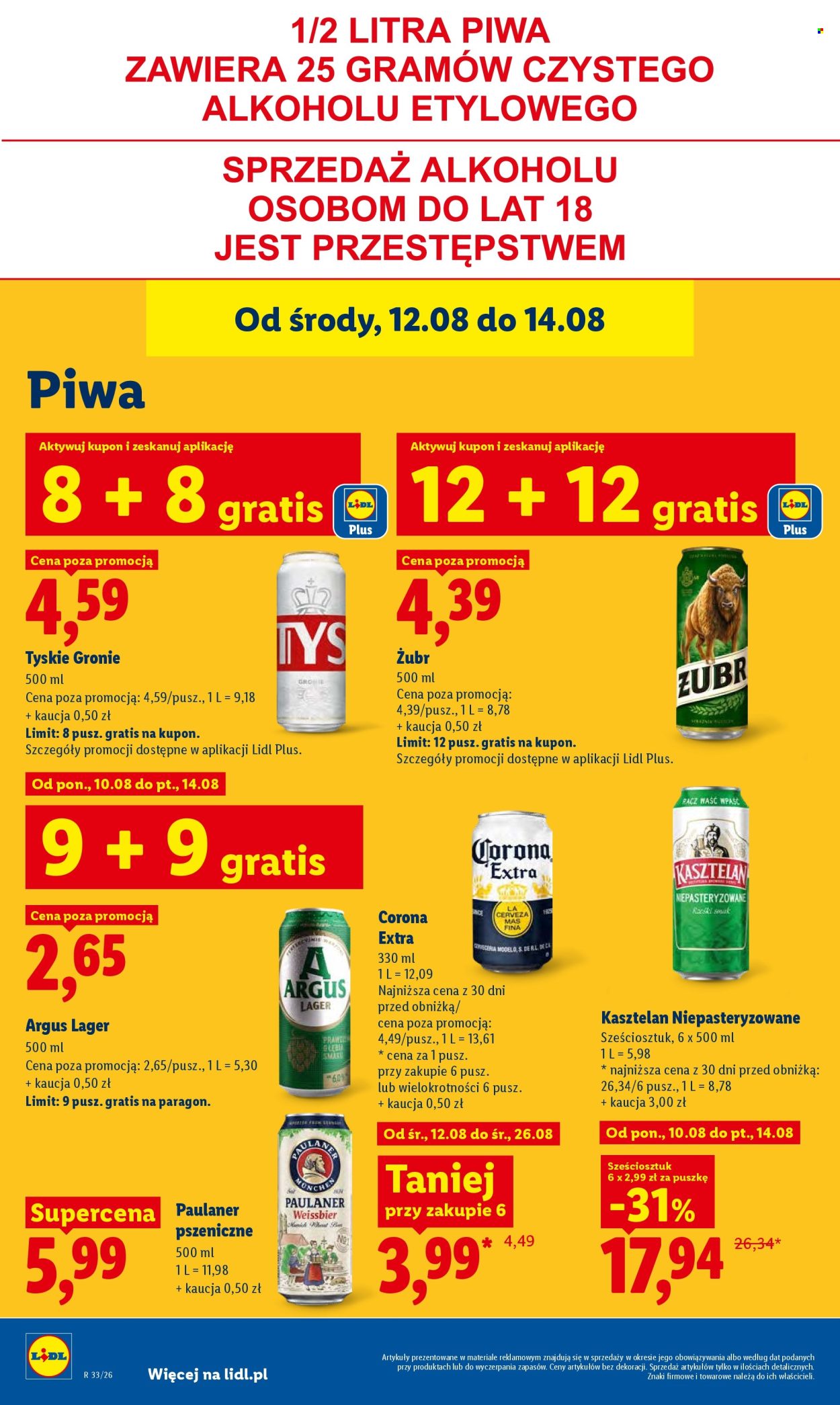 Leták Lidl - 12.8.2026 - 14.8.2026. Strana 72