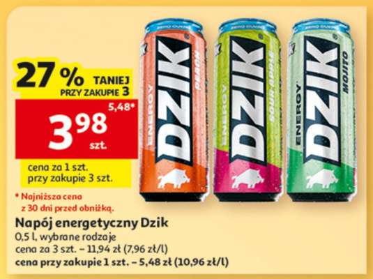 Napój energetyczny Dzik