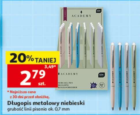 Długopis metalowy niebieski